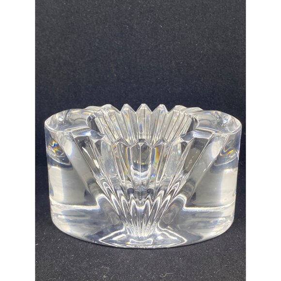 Mikasa Other - Vintage Mikasa Votive Candle Holder Lead Crystal Cut Clear Glass Heavy